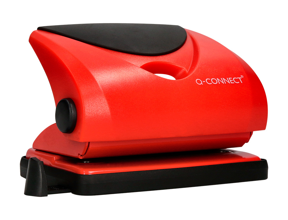 TALADRADOR Q-CONNECT KF02156 ROJO ABERTURA 2 MM CAPACIDAD 20 HOJAS