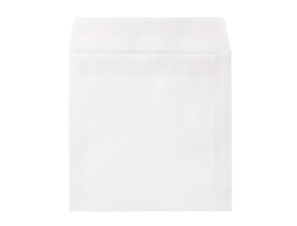 SOBRE PARA CD Q-CONNECT CON VENTANA TRANSPARENTE Y SOLAPA -PACK DE 50 UNIDADES