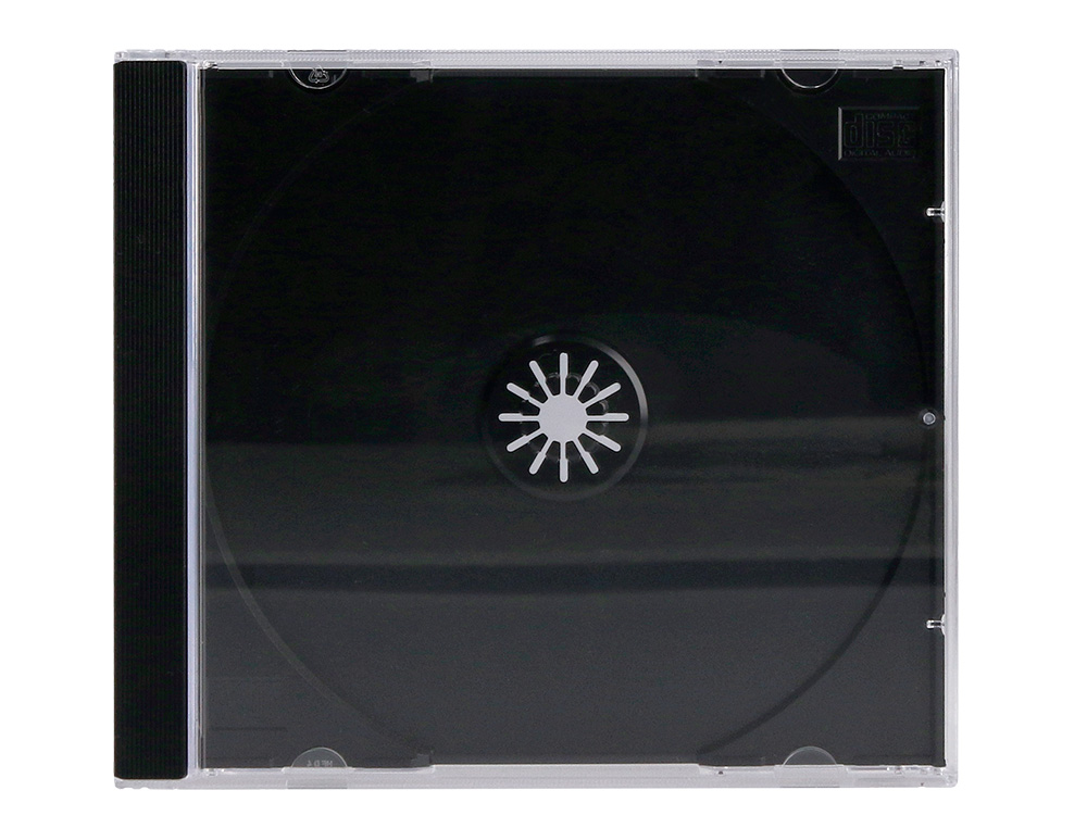 CAJA DE CD Q-CONNECT -CON INTERIOR NEGRO -PACK DE 10 UNIDADES