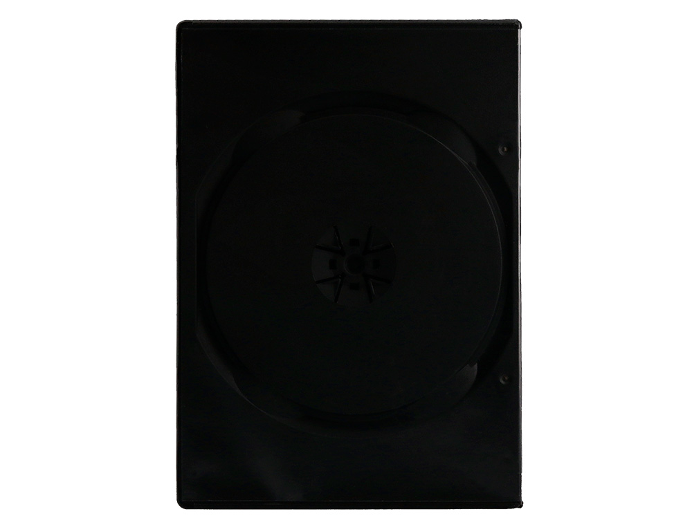 CAJA DVD Q-CONNECT -CON INTERIOR NEGRO -PACK DE 5 UNIDADES
