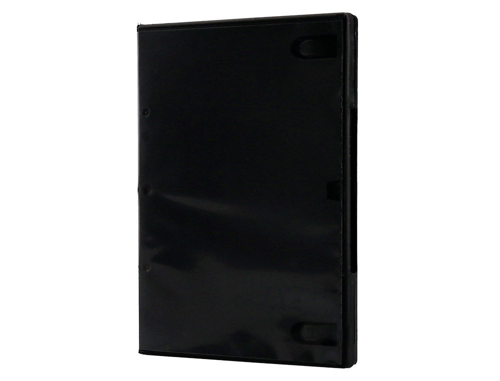 CAJA DVD Q-CONNECT -CON INTERIOR NEGRO -PACK DE 5 UNIDADES
