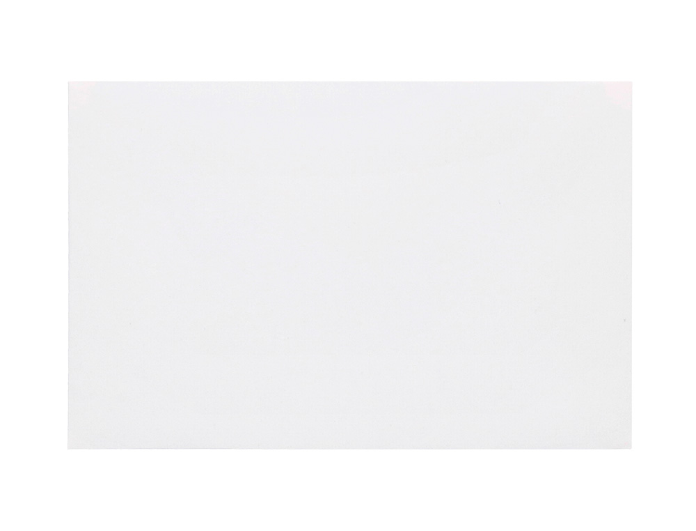 SOBRE LIDERPAPEL N.1 BLANCO MINIMO NORMALIZADO 90X140MM ENGOMADO SOLAPA DE PICO CAJA DE 500 UNIDADES