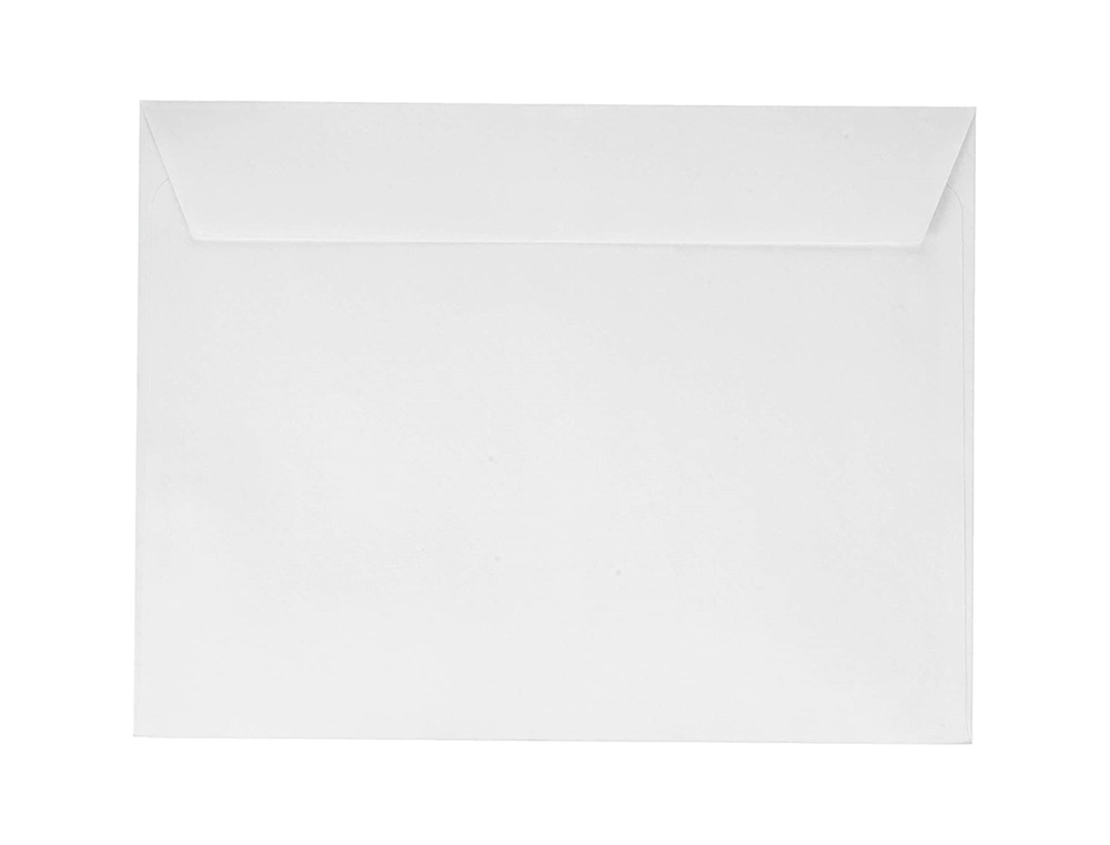 SOBRE LIDERPAPEL N.11 BLANCO DIN C5 162X229 TIRA DE SILICONA CAJA DE 500 UNIDADES