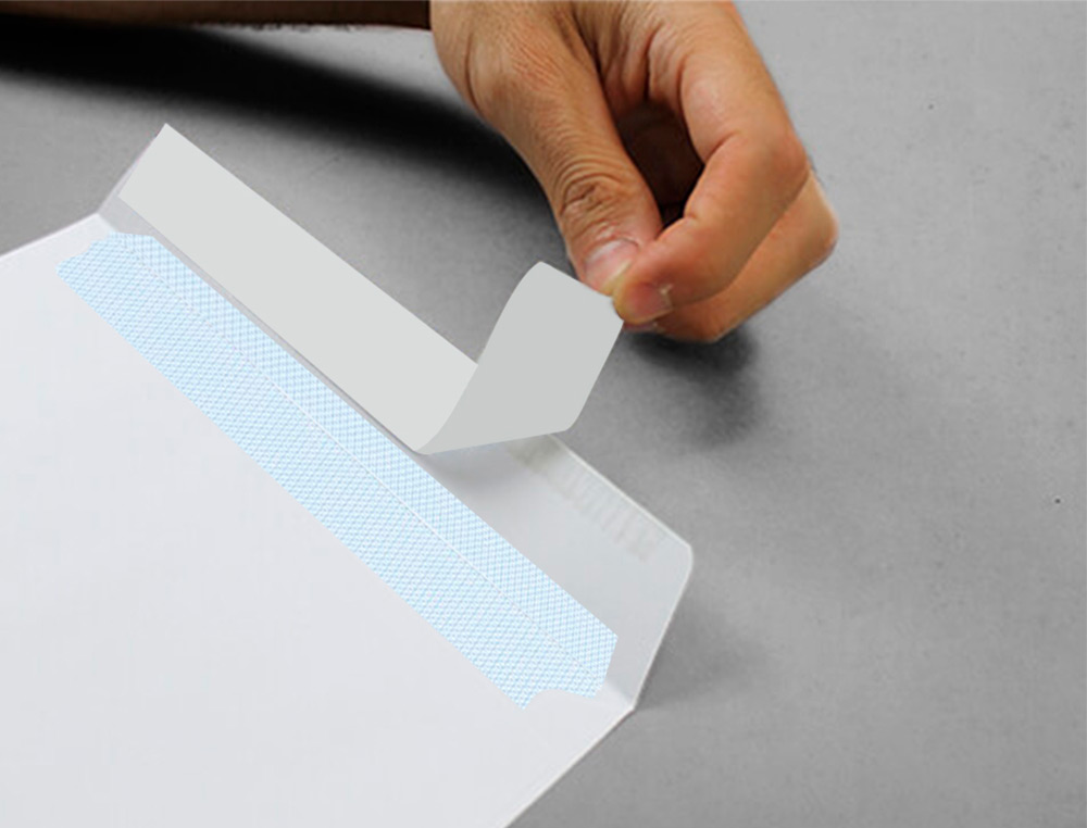 SOBRE LIDERPAPEL N.11 BLANCO DIN C5 162X229 TIRA DE SILICONA CAJA DE 500 UNIDADES