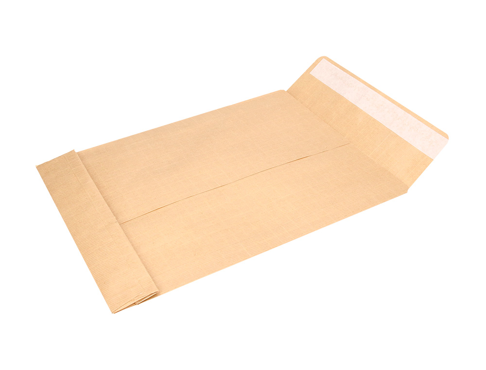 SOBRE LIDERPAPEL BOLSA N.12 KRAFT FOLIO ESPECIAL 260X360MM TIRA DE SILICONA CAJA DE 250 UNIDADES