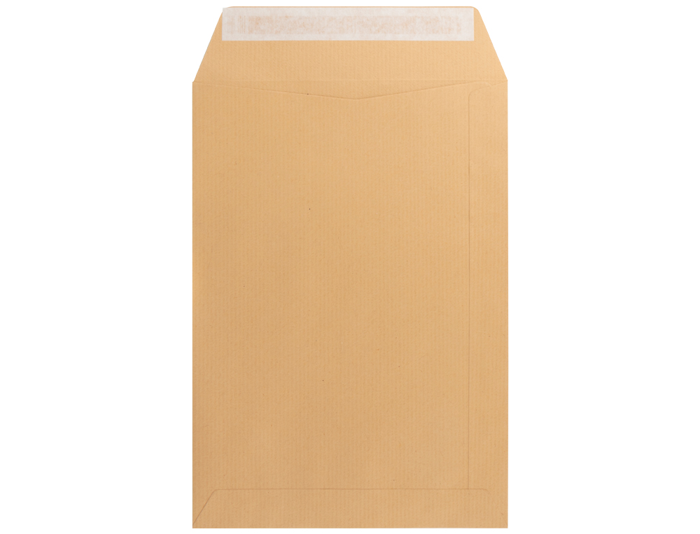 SOBRE LIDERPAPEL BOLSA N.13 KRAFT 310X410 MM TIRA DE SILICONA CAJA DE 250 UNIDADES