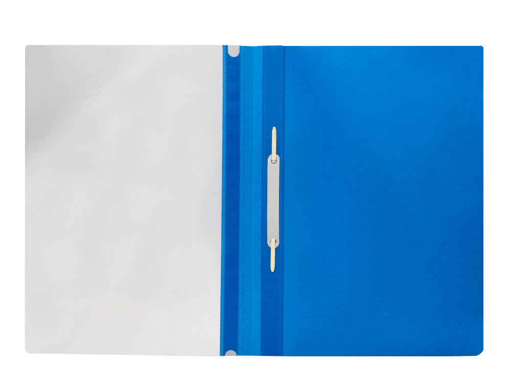 CARPETA DOSSIER FASTENER PLASTICO Q-CONNECT DIN A4 AZUL