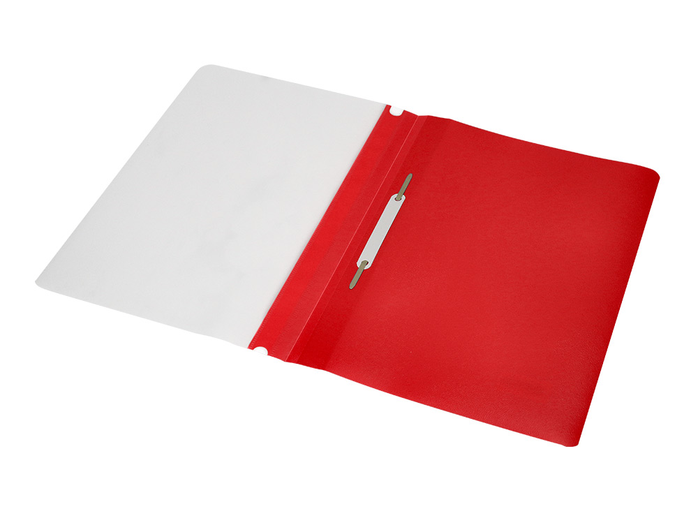 CARPETA DOSSIER FASTENER PLASTICO Q-CONNECT DIN A4 ROJA