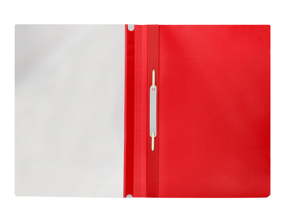 CARPETA DOSSIER FASTENER PLASTICO Q-CONNECT DIN A4 ROJA