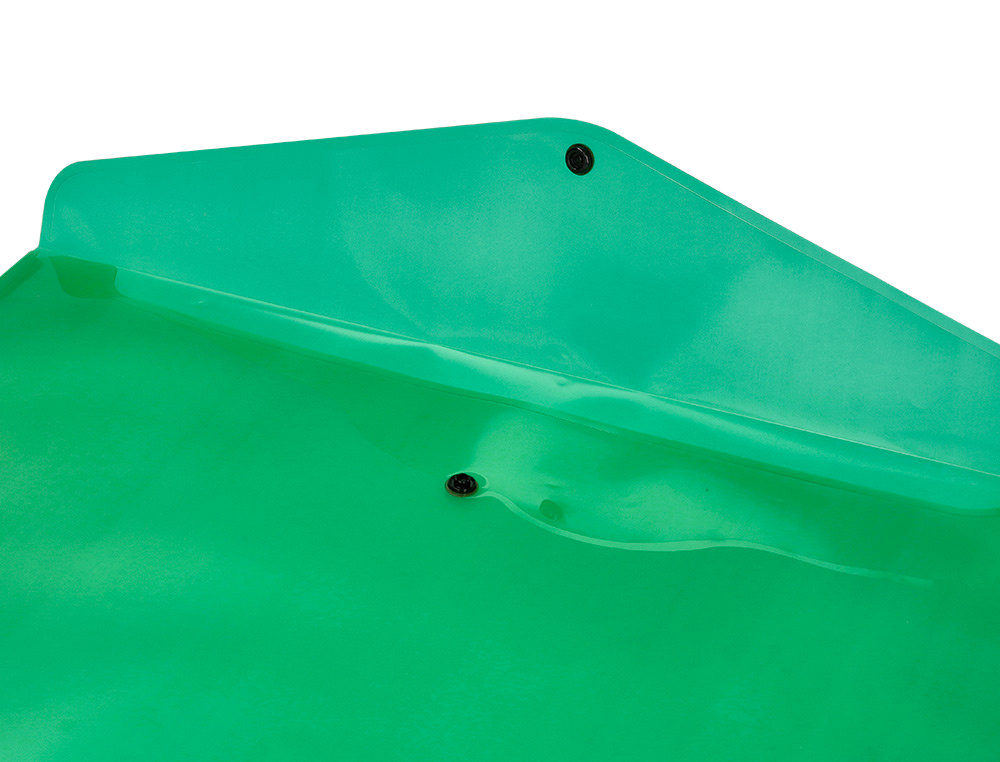 CARPETA LIDERPAPEL DOSSIER BROCHE 44243 POLIPROPILENO DIN A3 VERDE TRANSLUCIDO