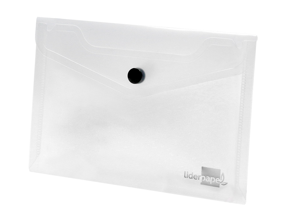 CARPETA LIDERPAPEL DOSSIER BROCHE 44224 POLIPROPILENO DIN A7 COLOR TRANSPARENTE