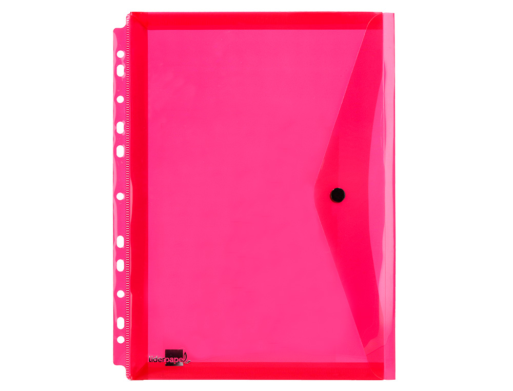 CARPETA LIDERPAPEL DOSSIER BROCHE 36669 POLIPROPILENO DIN A4 PACK DE 5 COL.SURTIDOS TRANSPARENTE MULTITALADRO