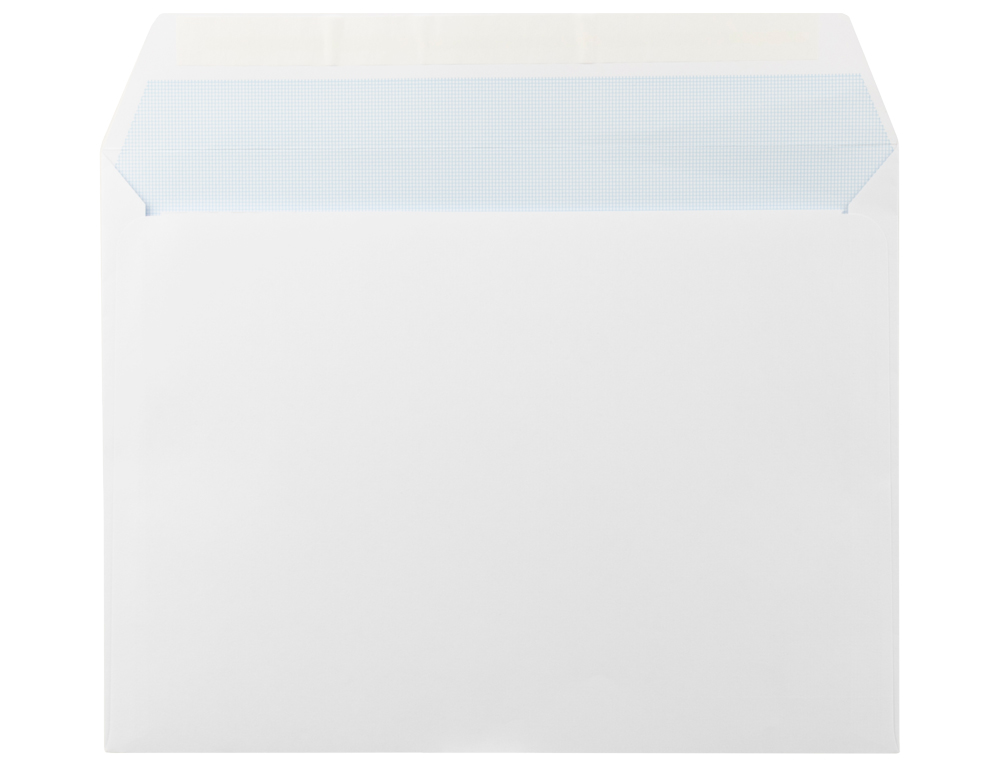 SOBRE LIDERPAPEL N.19 BLANCO C6 114X162 MM TIRA DE SILICONACAJA DE 500 UNIDADES