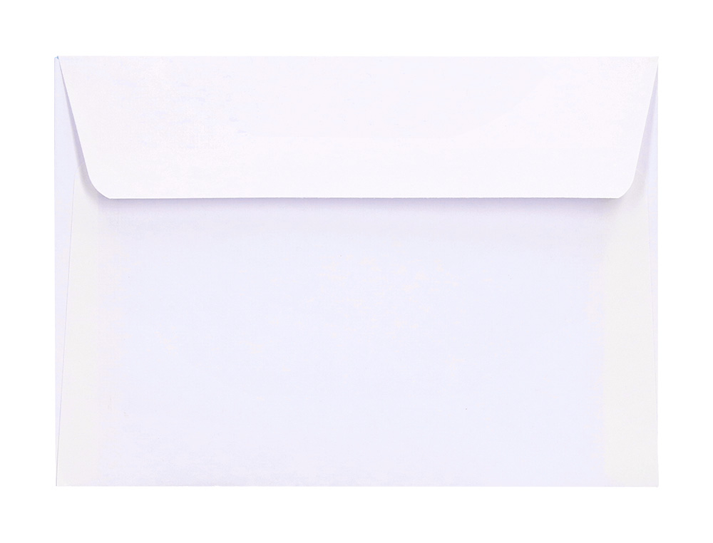 SOBRE LIDERPAPEL N.19 BLANCO C6 114X162 MM TIRA DE SILICONACAJA DE 500 UNIDADES