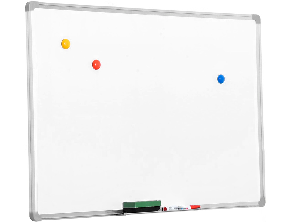 PIZARRA BLANCA Q-CONNECT LACADA MAGNETICA MARCO DE ALUMINIO 200X100 CM