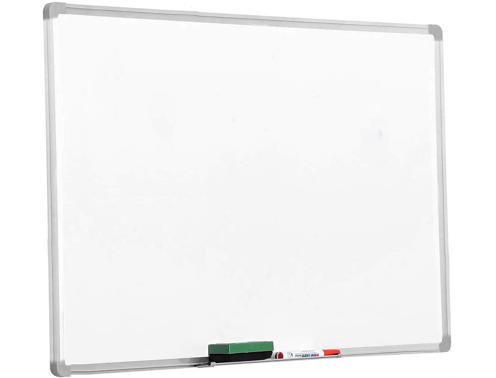 PIZARRA BLANCA Q-CONNECT LAMINADA MARCO DE ALUMINIO 150X100 CM