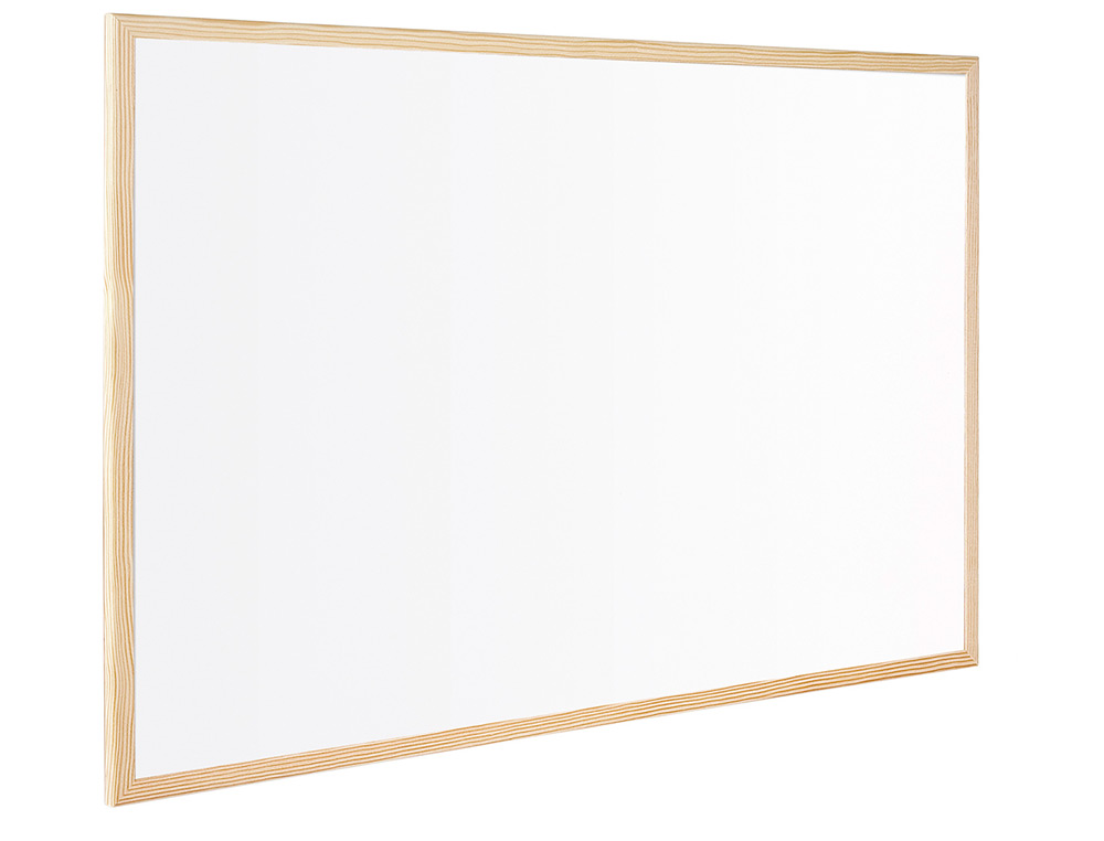 PIZARRA BLANCA Q-CONNECT LAMINADA MARCO DE MADERA 90X60 CM