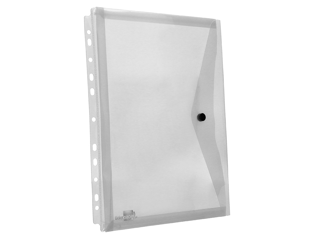 CARPETA LIDERPAPEL DOSSIER BROCHE 36664 POLIPROPILENO DIN A4 PACK DE 5 INCOLORA TRANSPARENTE MULTITALADRO