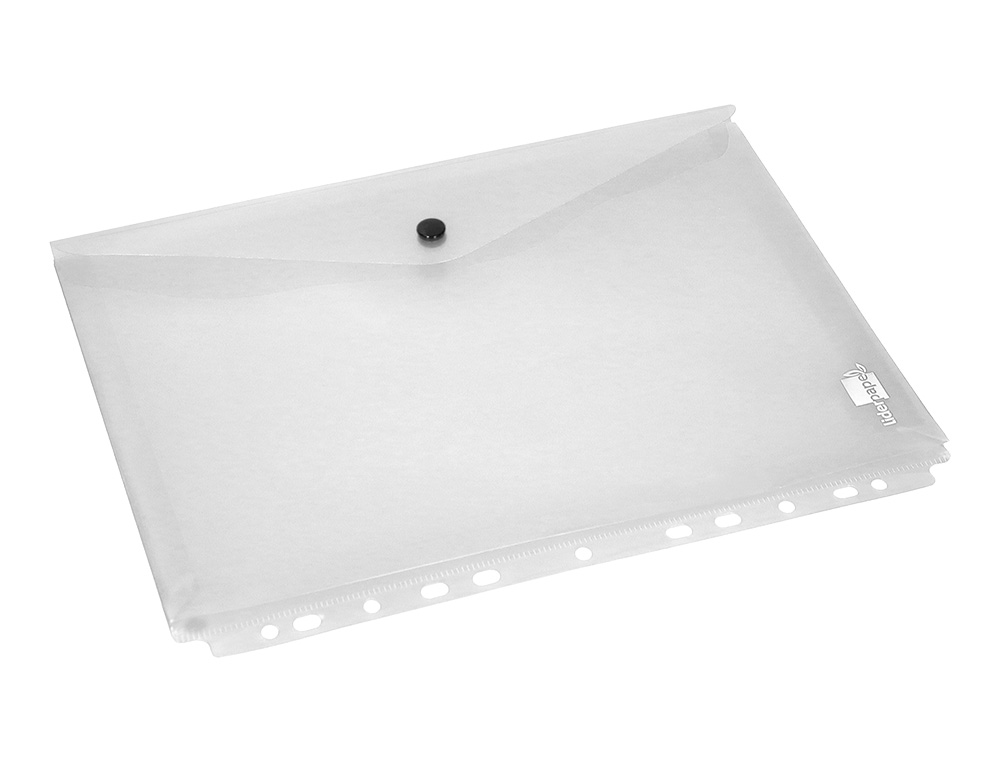 CARPETA LIDERPAPEL DOSSIER BROCHE 36664 POLIPROPILENO DIN A4 PACK DE 5 INCOLORA TRANSPARENTE MULTITALADRO