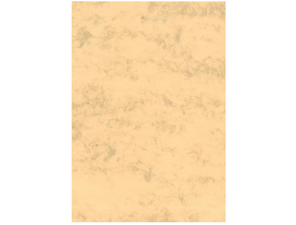 CARTULINA MARMOLEADA DIN A4 200 GR OCRE PAQUETE DE 100 HOJAS