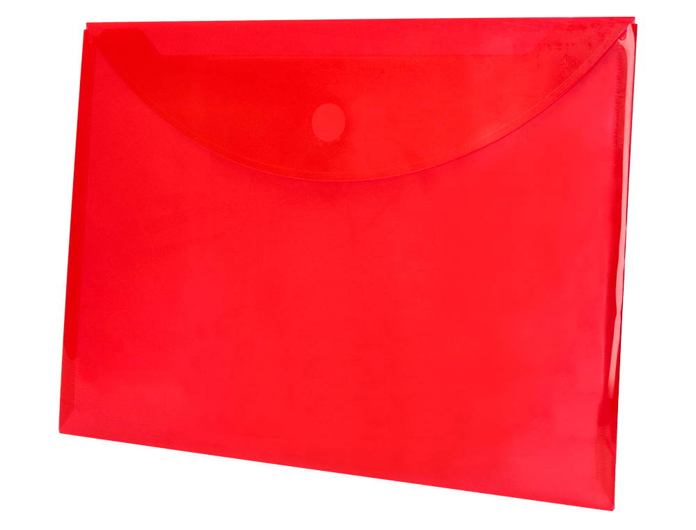CARPETA LIDERPAPEL DOSSIER A4 CIERRE DE VELCRO ROJA