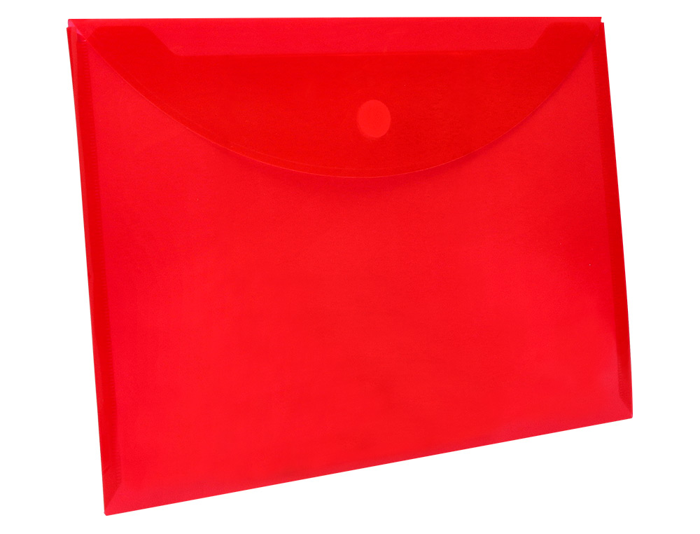 CARPETA LIDERPAPEL DOSSIER A4 CIERRE DE VELCRO ROJA