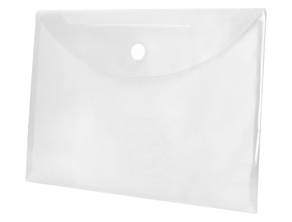 CARPETA LIDERPAPEL DOSSIER A4 CIERRE DE VELCRO TRANSPARENTE