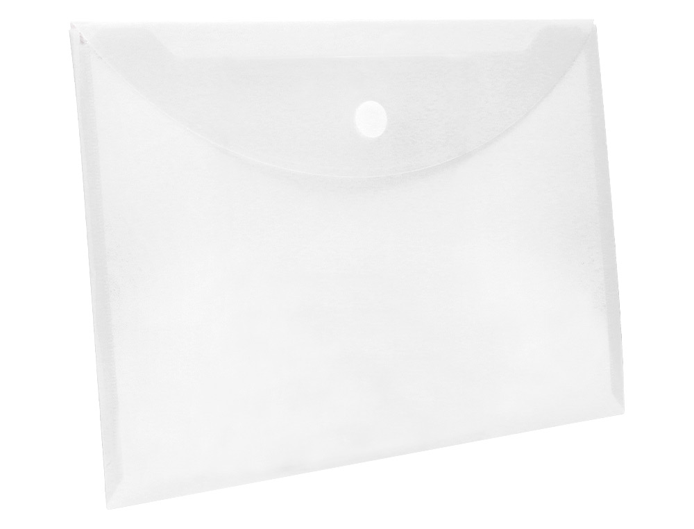 CARPETA LIDERPAPEL DOSSIER A4 CIERRE DE VELCRO TRANSPARENTE