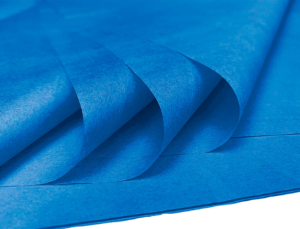 PAPEL SEDA LIDERPAPEL 52X76CM 18G/M2 BOLSA DE 5 HOJAS AZUL