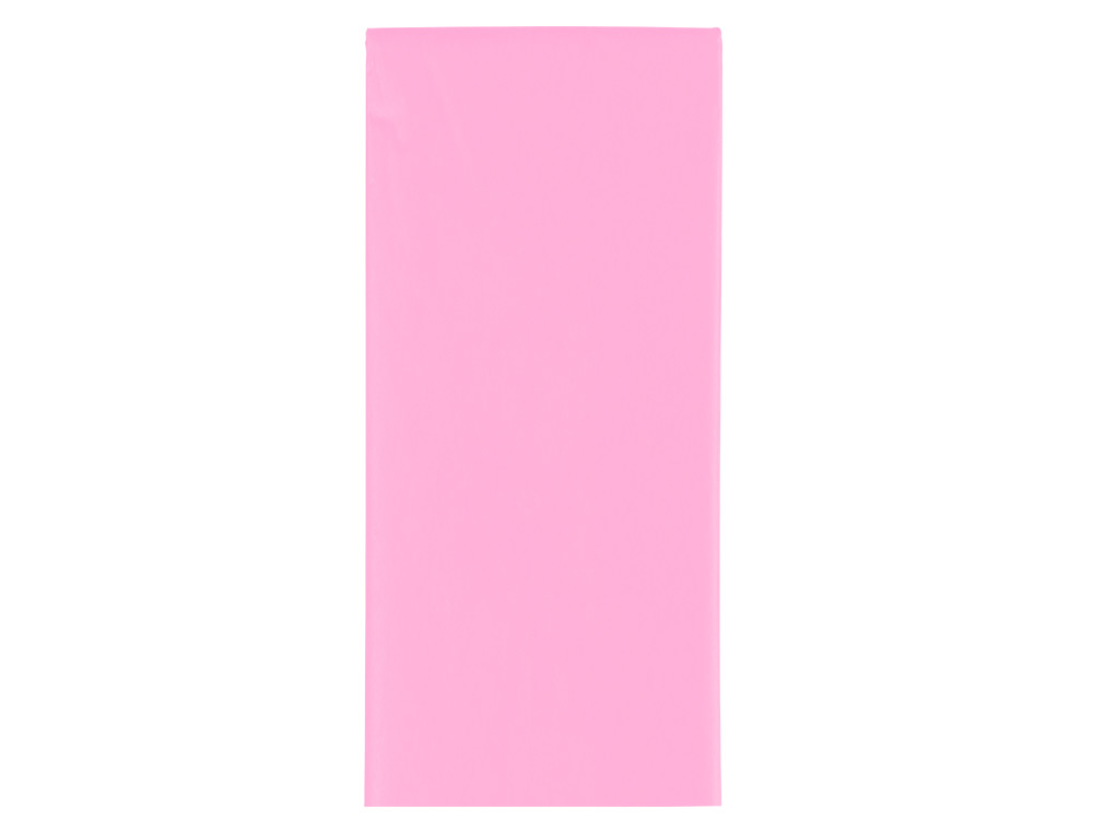 PAPEL SEDA LIDERPAPEL 52X76CM 18G/M2 BOLSA DE 5 HOJAS ROSA