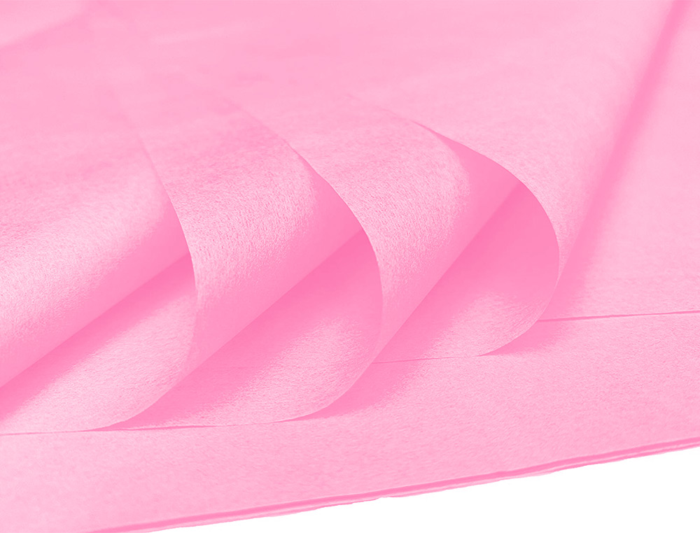 PAPEL SEDA LIDERPAPEL 52X76CM 18G/M2 BOLSA DE 5 HOJAS ROSA