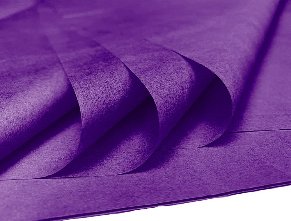 PAPEL SEDA LIDERPAPEL 52X76CM 18G/M2 BOLSA DE 5 HOJAS VIOLETA