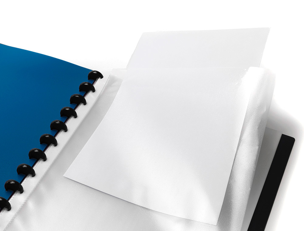 RECAMBIO FUNDA LIDERPAPEL INTERCAMBIABLES DIN A4 BOLSA DE 10 UNIDADES