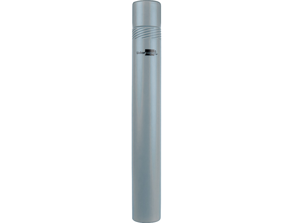 PORTAPLANOS PLASTICO LIDERPAPEL DIAMETRO 6 CM EXTENSIBLE HASTA 80 GRIS
