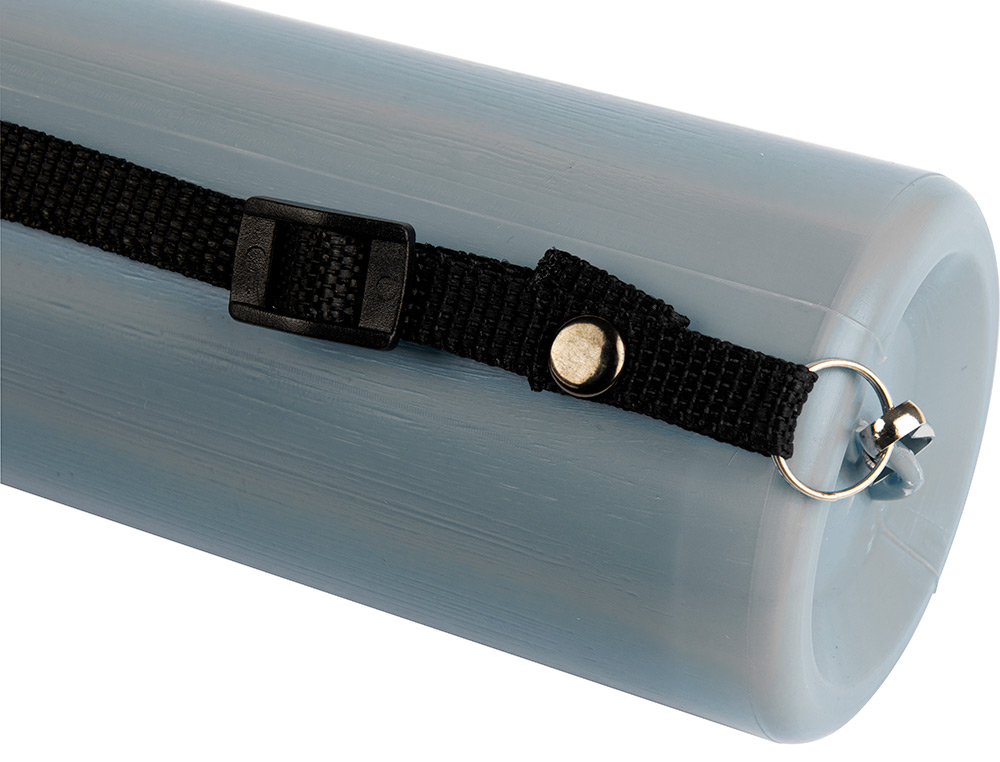 PORTAPLANOS PLASTICO LIDERPAPEL DIAMETRO 6 CM EXTENSIBLE HASTA 80 GRIS