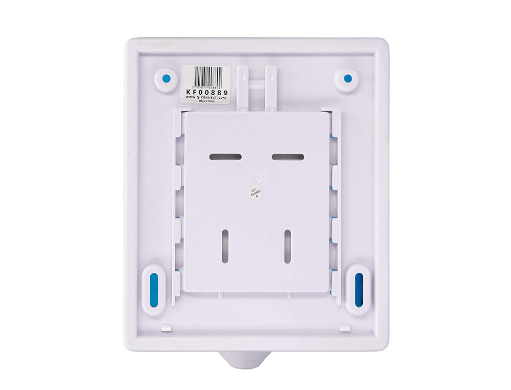 DISPENSADOR HIGIENICO Q-CONNECT DE PAPEL SECAMANOS 22,5X27,5X22 CM