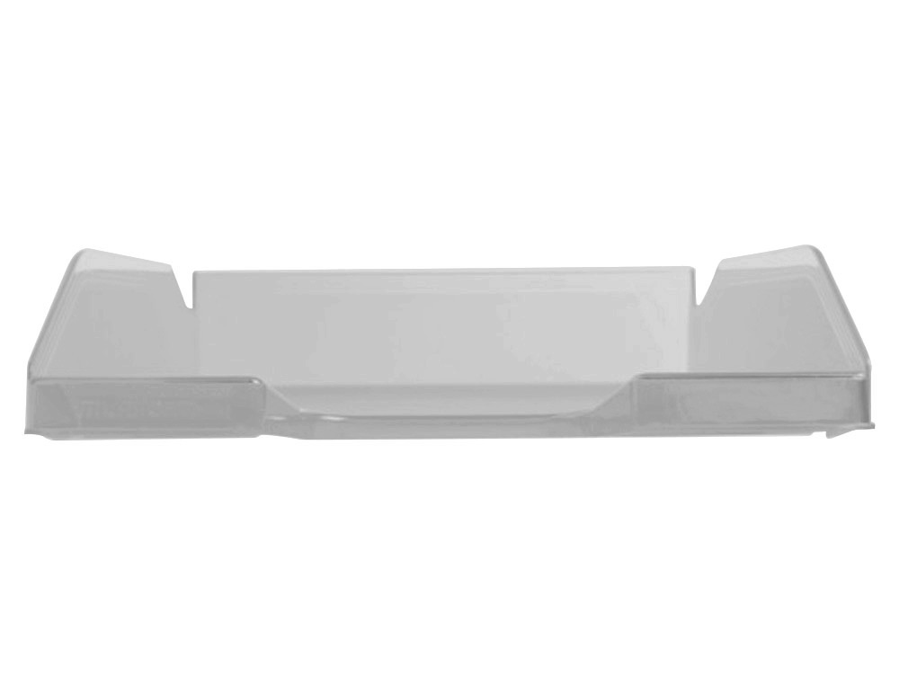 BANDEJA SOBREMESA PLASTICO Q-CONNECT GRIS OSCURO TRANSPARENTE 240X70X340 MM