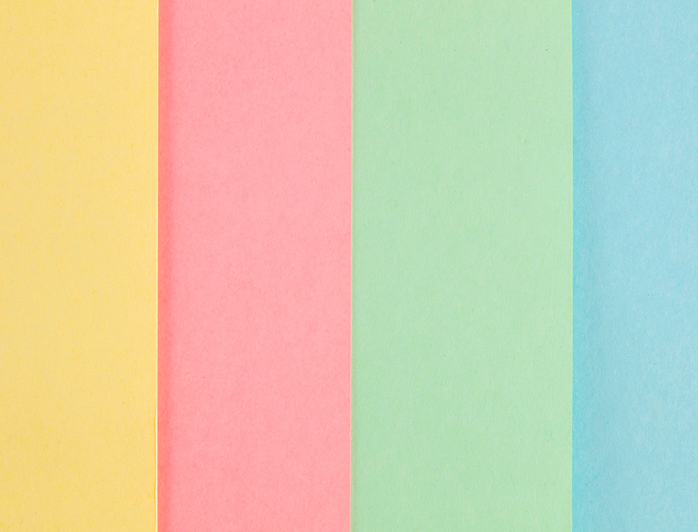 CARTULINA LIDERPAPEL A4 180G/M2 4 COLORES SURTIDOS PAQUETE DE 100 HOJAS
