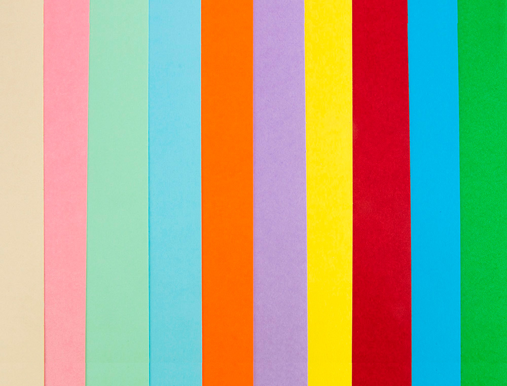 CARTULINA LIDERPAPEL A4 180G/M2 10 COLORES SURTIDOS PAQUETE DE 100 HOJAS