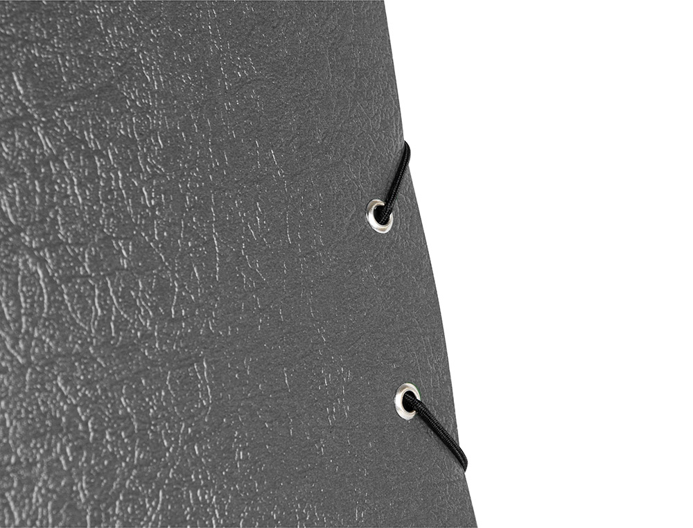CARPETA PROYECTOS LIDERPAPEL FOLIO LOMO 90MM CARTON GOFRADO GRIS