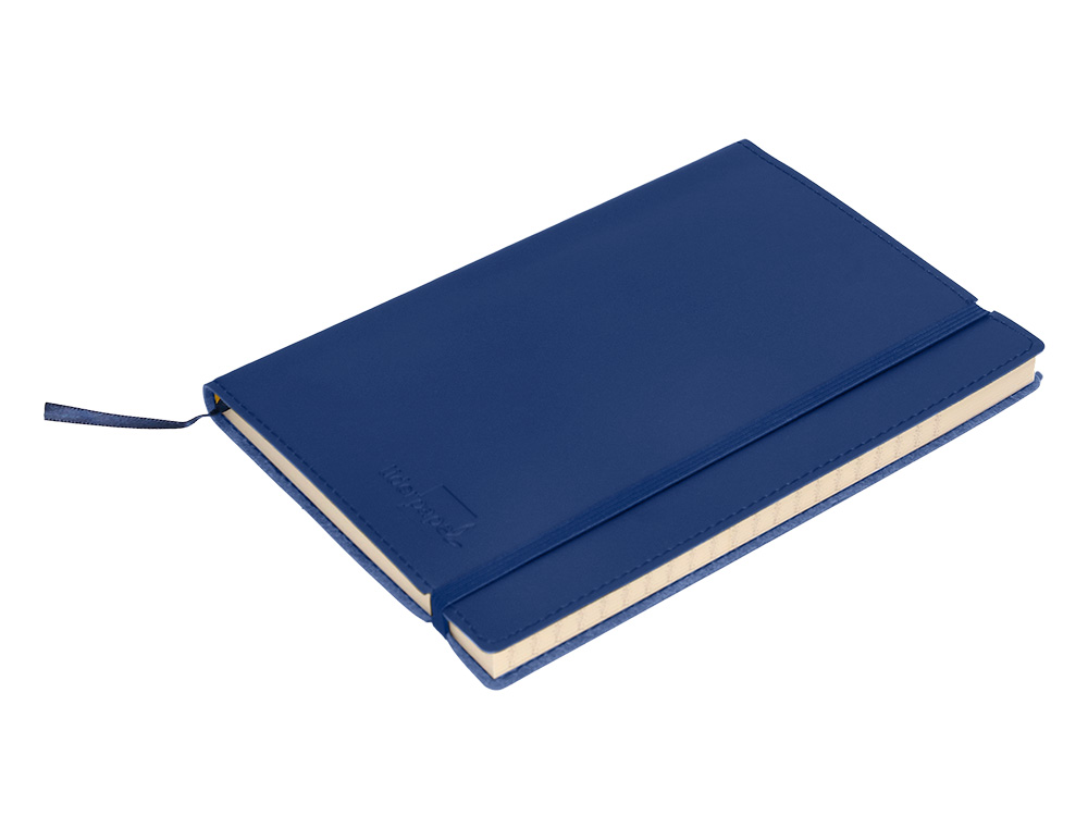 LIBRETA INDICE LIDERPAPEL SIMILPIEL A6 120 HOJAS 70G/M2 COLOR AZUL