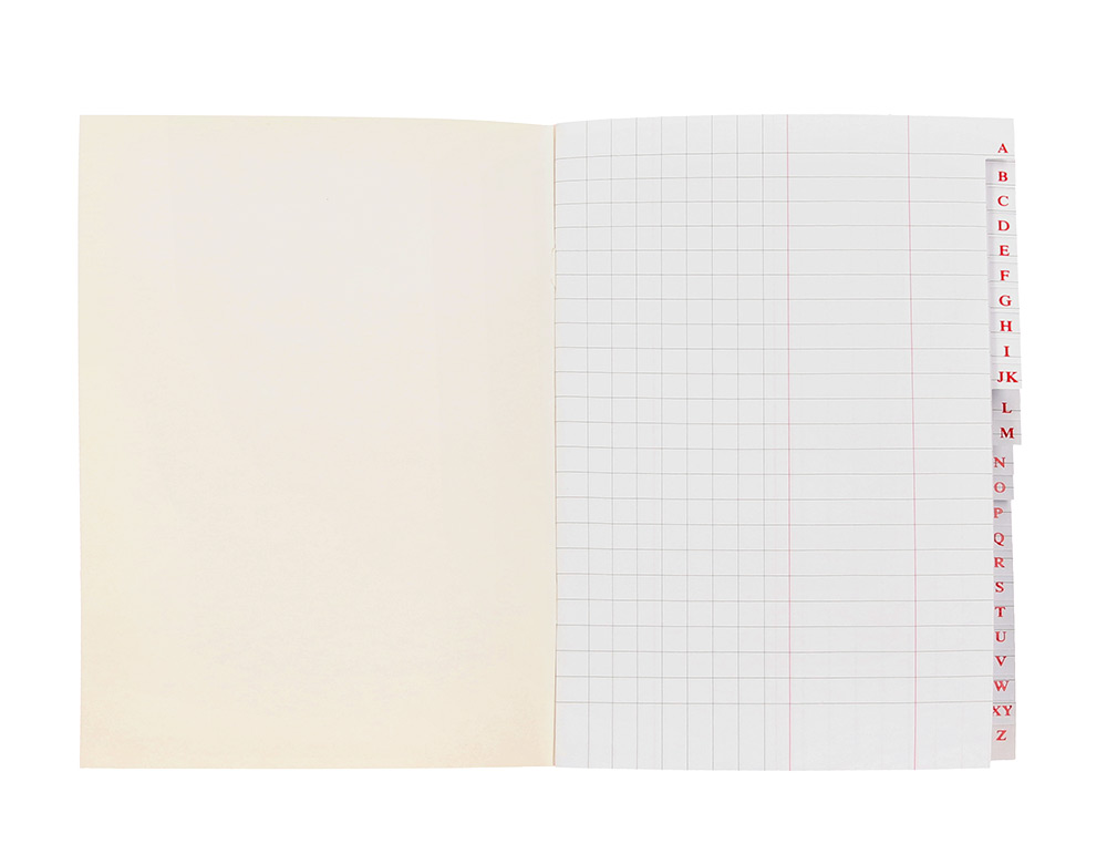 INDICE LIDERPAPEL TAPA CARTONCILLO CUARTO 24 HOJAS 70G/M2 COLORES SURTIDOS