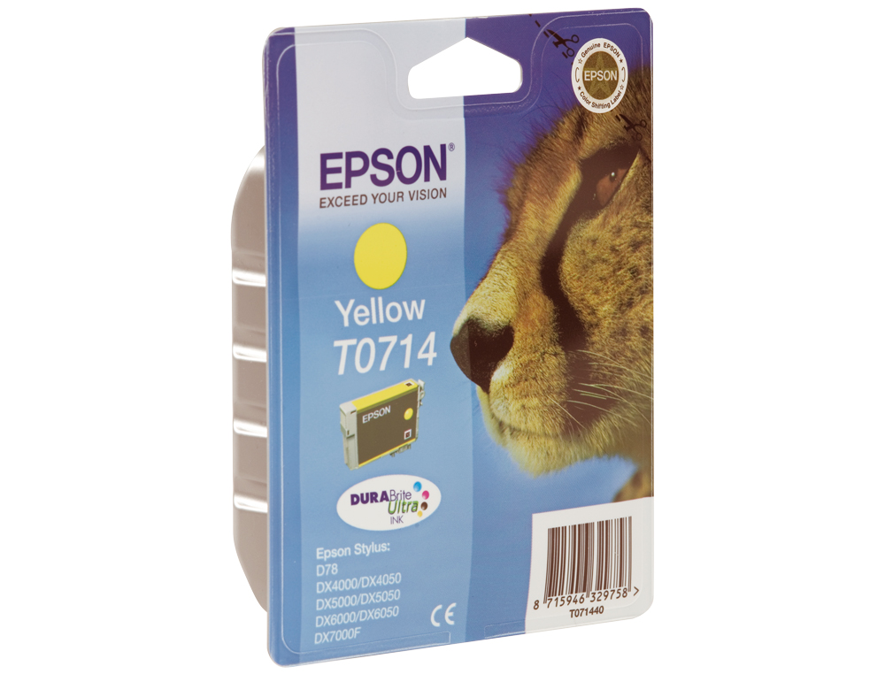 INK-JET EPSON STYLUS D78 DX4000/DX4050/DX500/DX5050 DX6000/DX6050/DX7000F AMARILLO