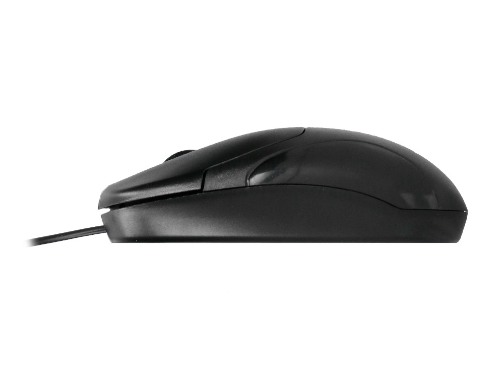 RATON Q-CONNECT OPTICO 800 DPI USB 1,5 GHZ NEGRO CON CABLE