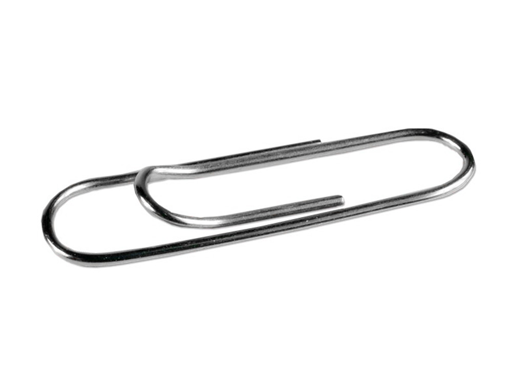 CLIPS NIQUELADOS Q-CONNECT Nº1 20 MM CAJA DE 100 UNIDADES