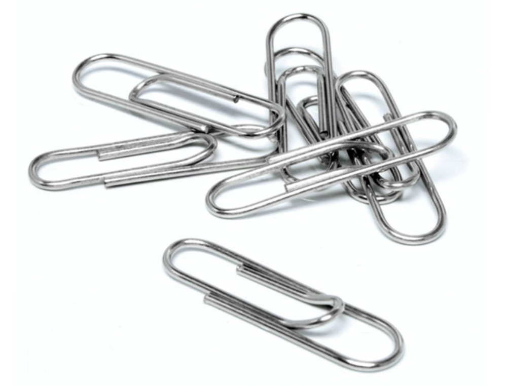 CLIPS NIQUELADOS Q-CONNECT Nº1 20 MM CAJA DE 100 UNIDADES