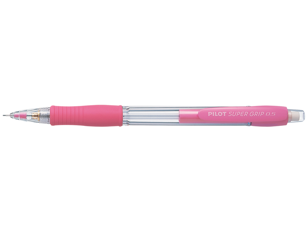 PORTAMINAS PILOT SUPER GRIP ROSA 0,5 MM SUJECION DE CAUCHO
