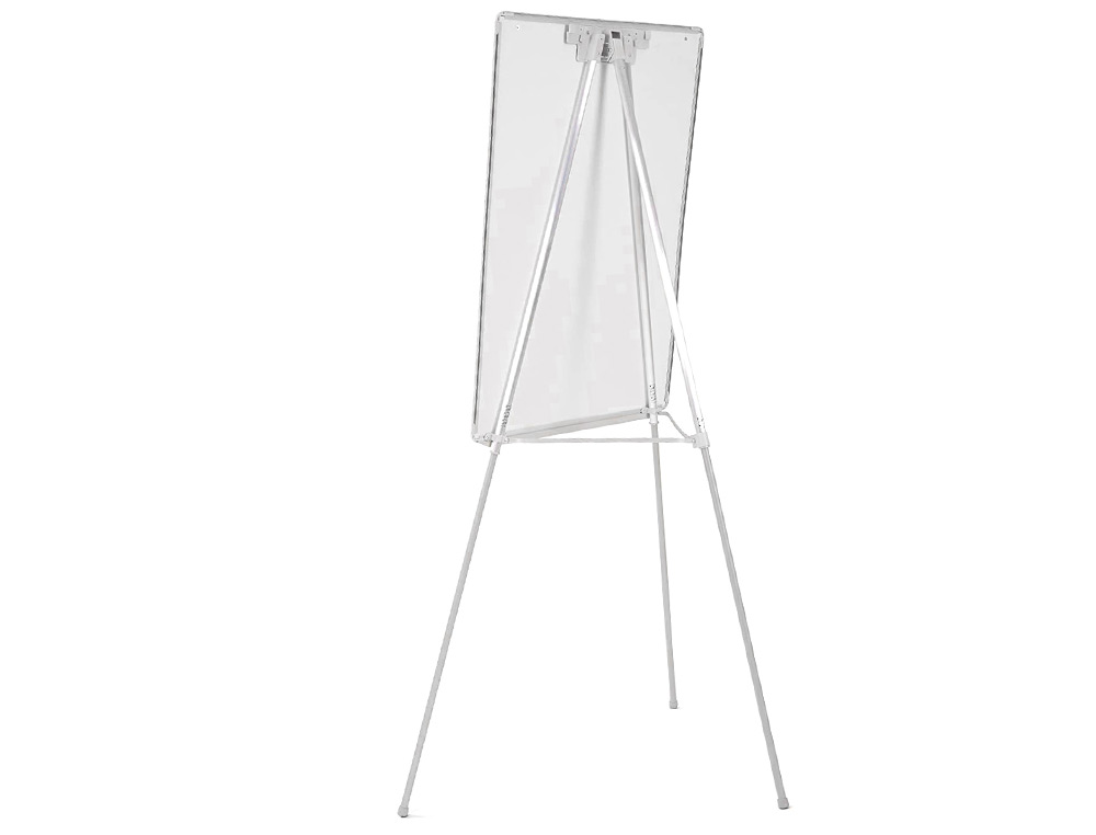 PIZARRA BLANCA Q-CONNECT CON TRIPODE 70X100 CM PARA CONVENCIONES SUPERFICIE LAMINADA ESCRITURA DIRECTA