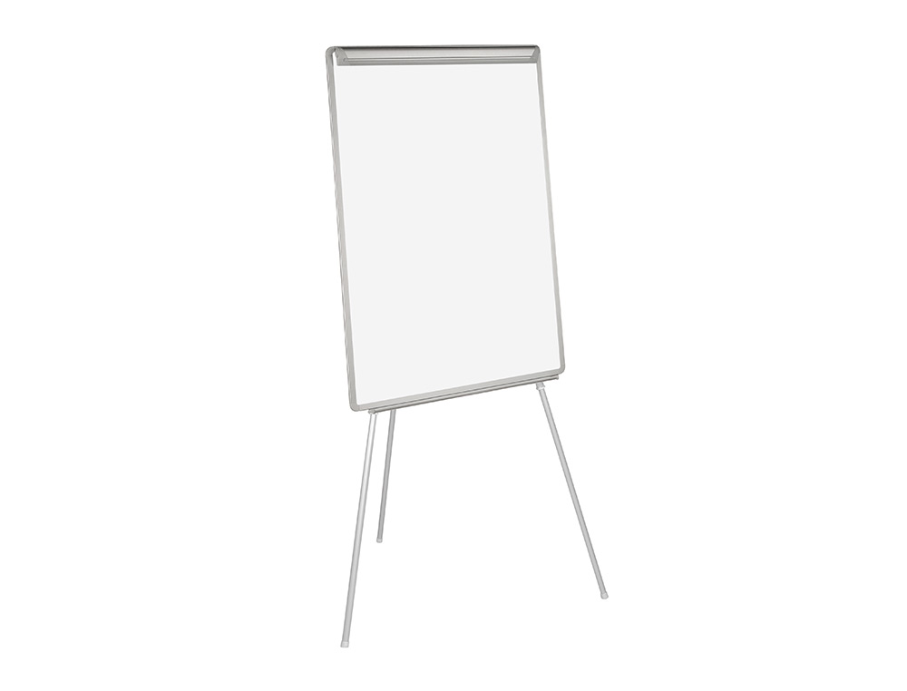 PIZARRA BLANCA Q-CONNECT CON TRIPODE 90X70X195CM PARA CONVENCIONES SUPERFICIE LACADAMAGNETICA ESCRITURA DIRECTA