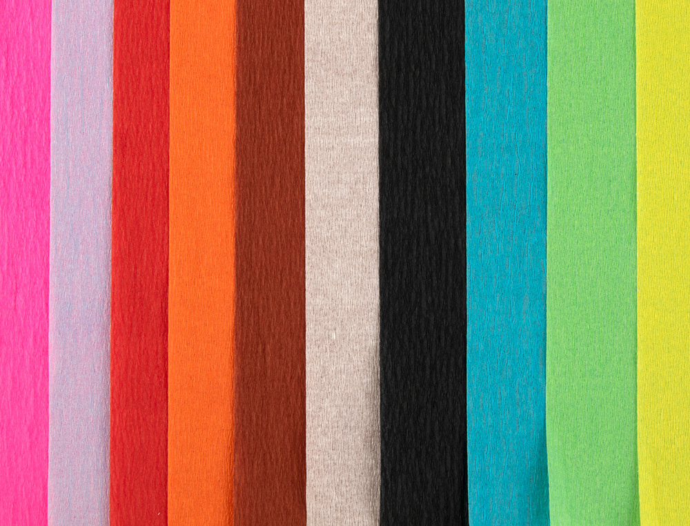 BLOC TRABAJOS MANUALES LIDERPAPEL CRESPON 240X315MM 10 HOJAS COLORES SURTIDOS